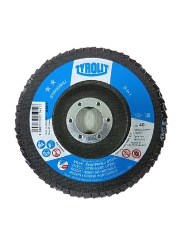 Disc lamelar Standard 125x22,23 P40 - 10buc/pachet Tyrolit
