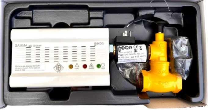 Kit detector GPL cu electrovalva 3/4 Geca