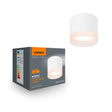 Corp de iluminat de tavan: spot aplicat Videx pentru lampa