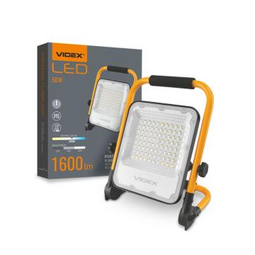 Proiector LED reincarcabil 50W: lampa de lucru portabila
