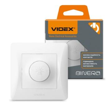 Variator de intensitate luminoasa 600W alb: dimmer rotativ