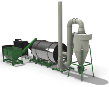 Uscator rotativ rumegus SPB-20 de la Agro Bio Brichet Energy Solutions Srl