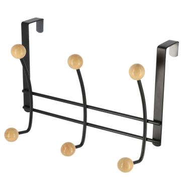 Carlig x 3 cu bile ceramice - negru