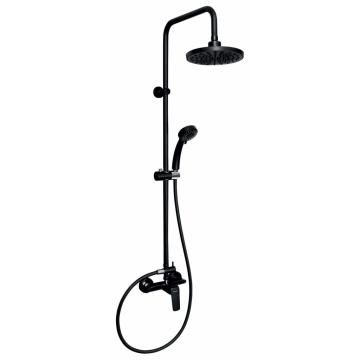Coloana dus Tina Nobless Black cu baterie dus