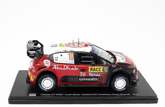 Macheta Citroen C3 WRC Raliu Catalunya 2018, 1:24 Atlas de la Hobbyplanet Romania