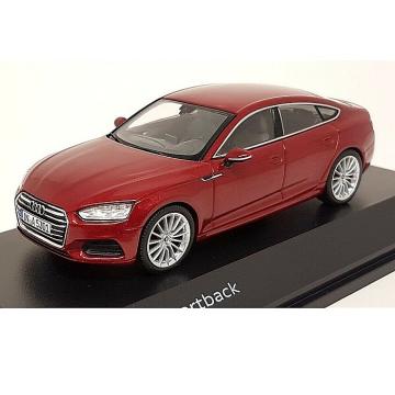 Macheta auto Audi A5 2017 Sportback rosu matador, 1:43 Spark