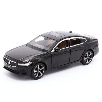 Macheta auto cu lumini, sunet, pull-back Volvo S90 negru