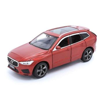 Macheta auto cu lumini, sunet, pull-back Volvo XC60 rosu