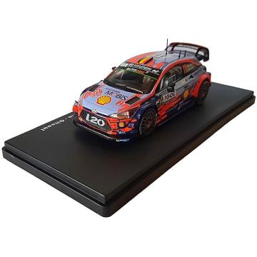 Macheta Hyundai i20 Coupe 11 WRC 2019, Scara 1:43 Atlas