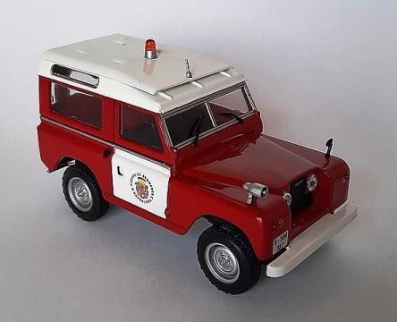 Macheta pompieri Land Rover II Bomberos-Fire Brigade de la Hobbyplanet Romania