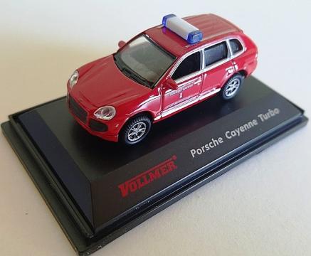 Macheta Porsche Cayenne Turbo, pompieri, H0, 1:87, Vollmer de la Hobbyplanet Romania