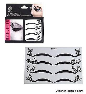 Make-up petrecere tatoo pentru ochi - 4 perechi de la Hobbyplanet Romania