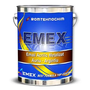 Vopsea metalizata aurie - argintie Emex