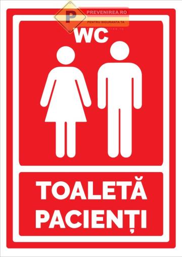 Semne pentru toaleta pacienti