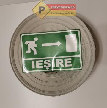 Banda pentru trasee de evacuare - ghidaj clar