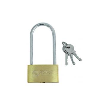 Lacat ingust de alama cu tija lunga 40mm / blister