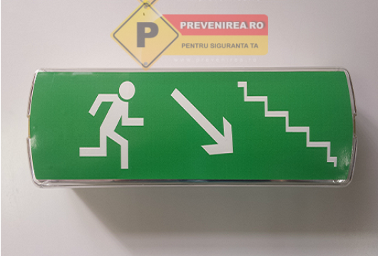 Lampi de iesire pentru scari in dreapta de la Prevenirea Pentru Siguranta Ta G.I. Srl