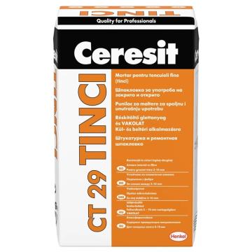 Tinci pentru tencuieli Fine Ceresit CT 29 / 25kg de la URBANIX SRL