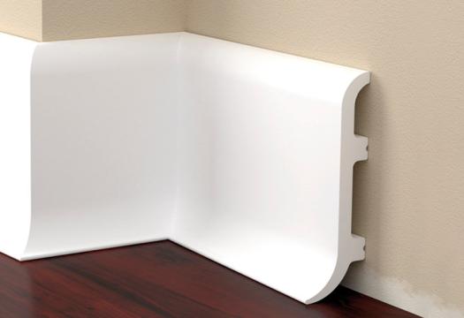 Plinta decorativa alba din LPC 40
