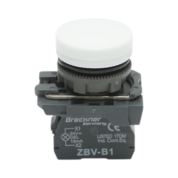 Indicator semnalizare LED rosu 1NO+1NC, 24V, TB5 Breckner
