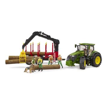 Jucarie - Tractor John Deere 7930 cu Remorca lemne, busteni de la Tehnica Popan Srl