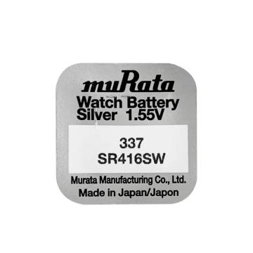 Baterie, Oxid de Argint, muRata 337 SR416SW, 1.55V, 1 buc de la Saralma Shop Srl