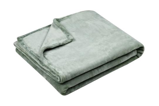 Patura Doudou 130X160 cm, culoare Kaki, 100% poliester