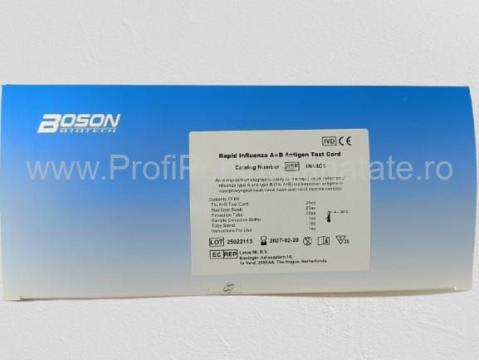 Teste rapide gripa Influentza A & B Boson (20 teste/kit) de la Profi Pentru Sanatate Srl