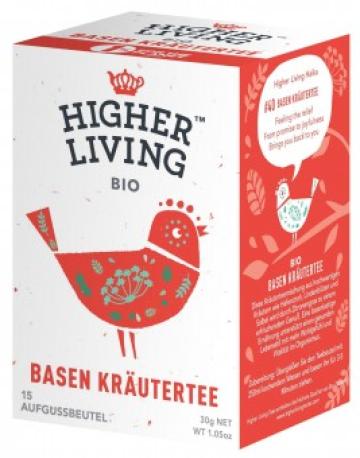 Ceai alcalin de plante bio 15dz 30g Higher Living de la Supermarket Pentru Tine Srl