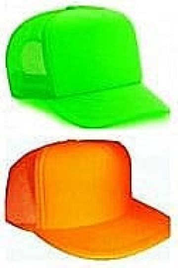 Sapca de baseball - neon - verde deschis si portocaliu