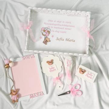 Set 1 an tavita mot personalizata - fetita de la Milan Handmade Srl
