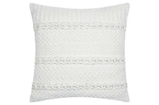 Perna decorativa Balma 45x45 cm, culoare alb, 100% bumbac de la URBANIX SRL