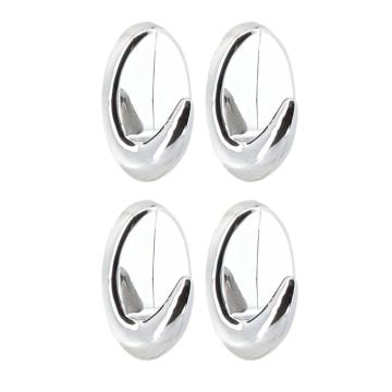 Carlig x4 pvc oval - crom de la URBANIX SRL