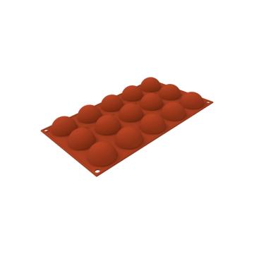 Forma silicon Semicerc, 4.5 cm, 15 cav. - SilikoMart