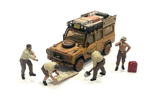 Set figurine off-road American Diorama 76492MJ, scara 1:64 de la Hobbyplanet Romania