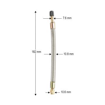 Prelungitor valva roata flexibil 180mm cu invelis metalic de la Gold Smart Engine Srl