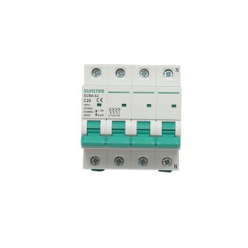 Siguranta automata - intrerupator 3P+N, 20A 400VAC Suntree