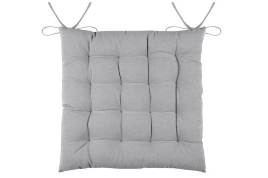 Perna de scaun Duo 38X38X3.5 cm, culoare gri, 100% bumbac de la URBANIX SRL