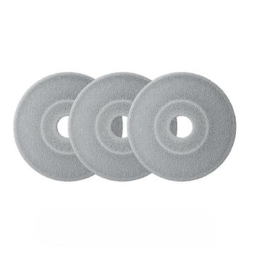 Set 3 rezerve mop rotund plat - pentru mopurile rotative