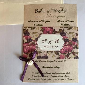Invitatie nunta cu plic de la Simonne