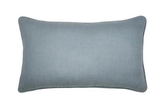 Perna decorativa Coline 30X50 cm, culoare bleu, 100% bumbac de la URBANIX SRL