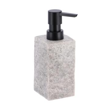 Dispenser sapun polirasina design piatra 260 ml - gri de la URBANIX SRL