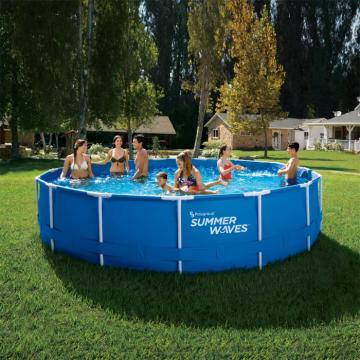 Set piscina rotunda Activ Frame Blue 4,57 m x 1,22 cm