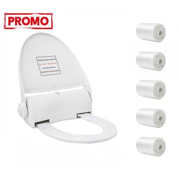 Capac de toaleta cu buton + 5 x rola folie de la Sanito Distribution Srl