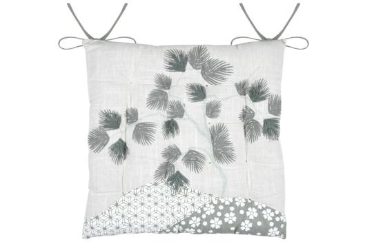 Perna de scaun Yuki 38X38 cm, culoare bleu, 100% bumbac de la URBANIX SRL